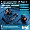 esports gaming dual mic earphones