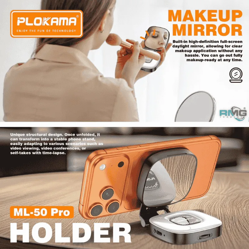Plokama ML-50 Pro video light for content creators