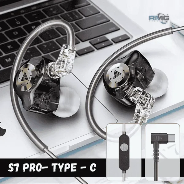 Type-C wired monitor earphones