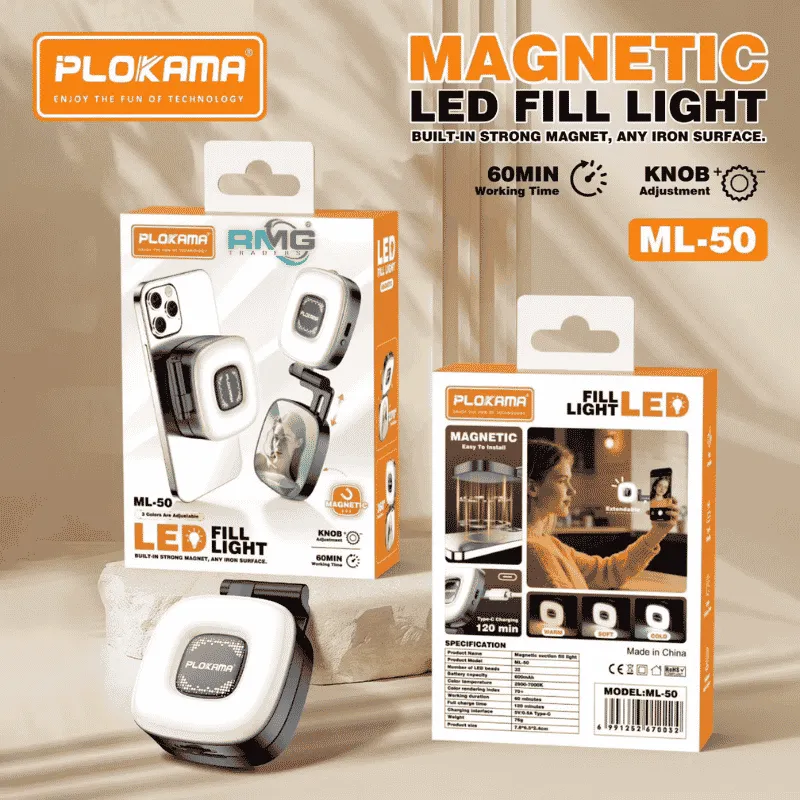 magnetic mount photography light