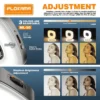 rechargeable LED light with mirror