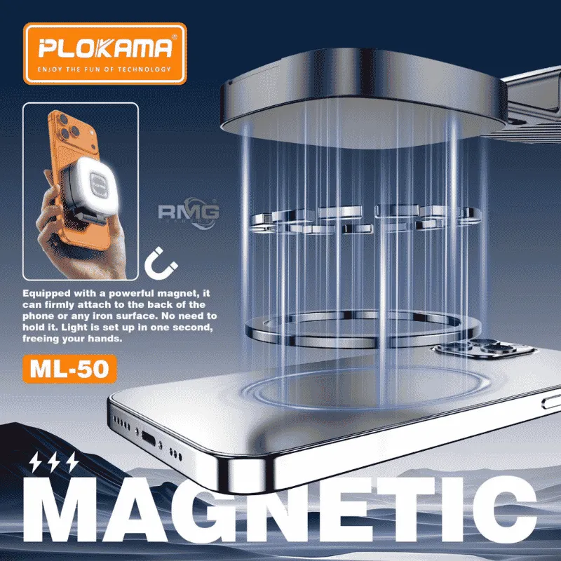 LED fill light with built in mirror