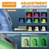 magnetic LED light with built-in mirror