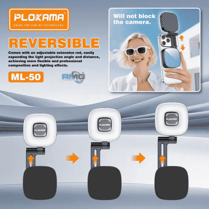 portable LED light for vlogging