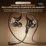 GM5 Dual Mic Gaming Wired Earphones low latency wired gaming earbuds