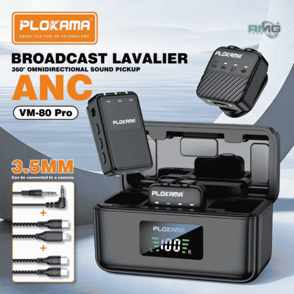 Plokama VM80 Pro dual wireless microphone