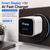 100W Smart Display AI fast charger