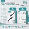 ASPOR AC-20 27W USB-C to Lightning fast charging cable