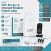 LONY 10000mAh WiFi Router & Internet Modem Power Bank