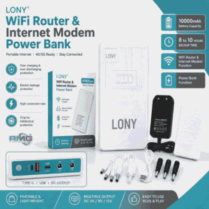 LONY 10000mAh WiFi Router & Internet Modem Power Bank