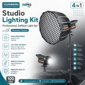 YUNMAN YM-600SS 90M softbox LED photography light