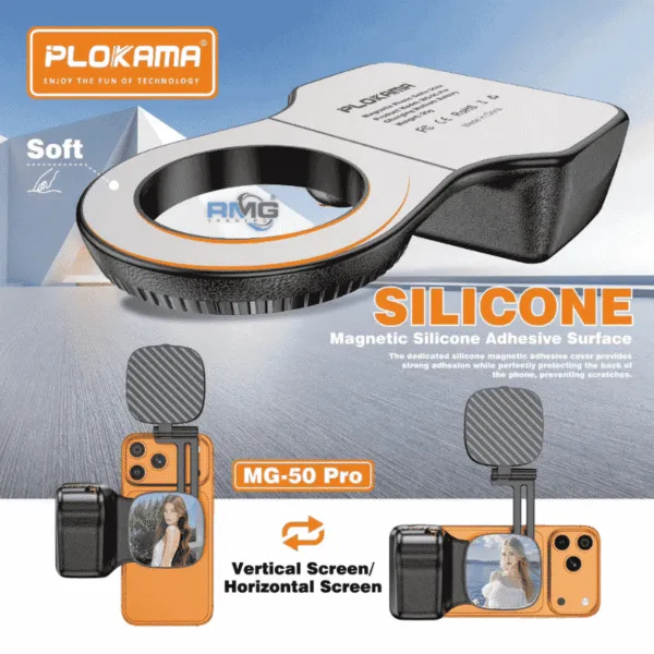 magnetic phone selfie stick with remote control