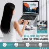 360 degree rotating laptop holder for desk