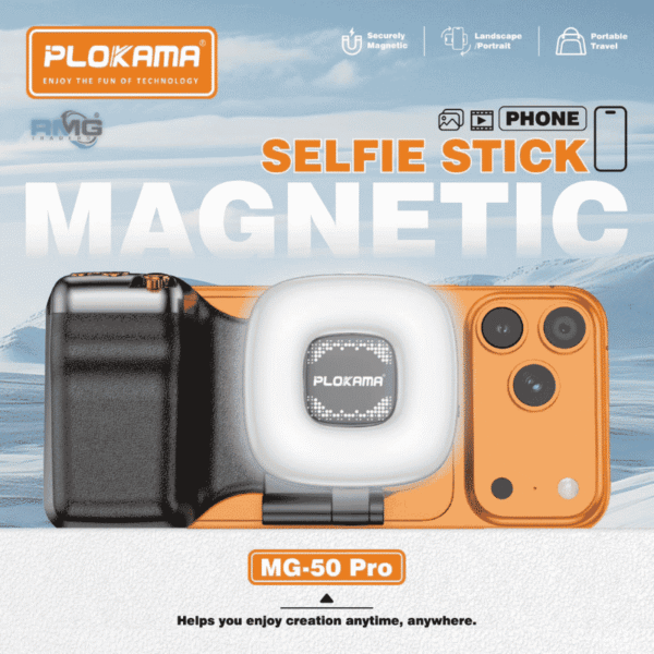 PLOKAMA 360 degree rotating selfie stick