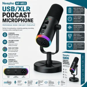 Neepho NP-M03 Professional USB Microphone with Noise Cancellation