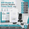 LONY 10000mAh WiFi router power bank