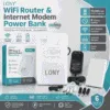 Warrenty 6 months LONY internet modem backup power supply