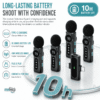 J88 wireless lavalier microphone with noise reduction