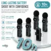 J88 wireless lavalier microphone with noise reduction