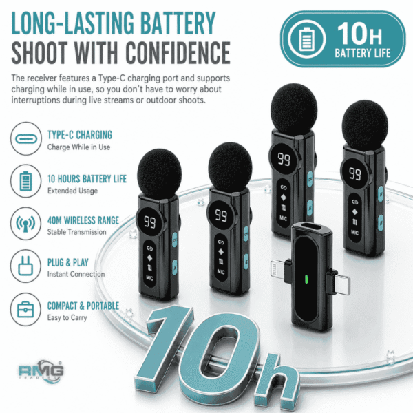 J88 wireless lavalier microphone with noise reduction