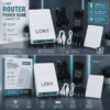 router backup power bank with 9V 12V output
