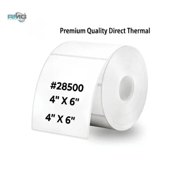 4" x 6" Direct thermal shipping and packaging stickers roll for thermal printers