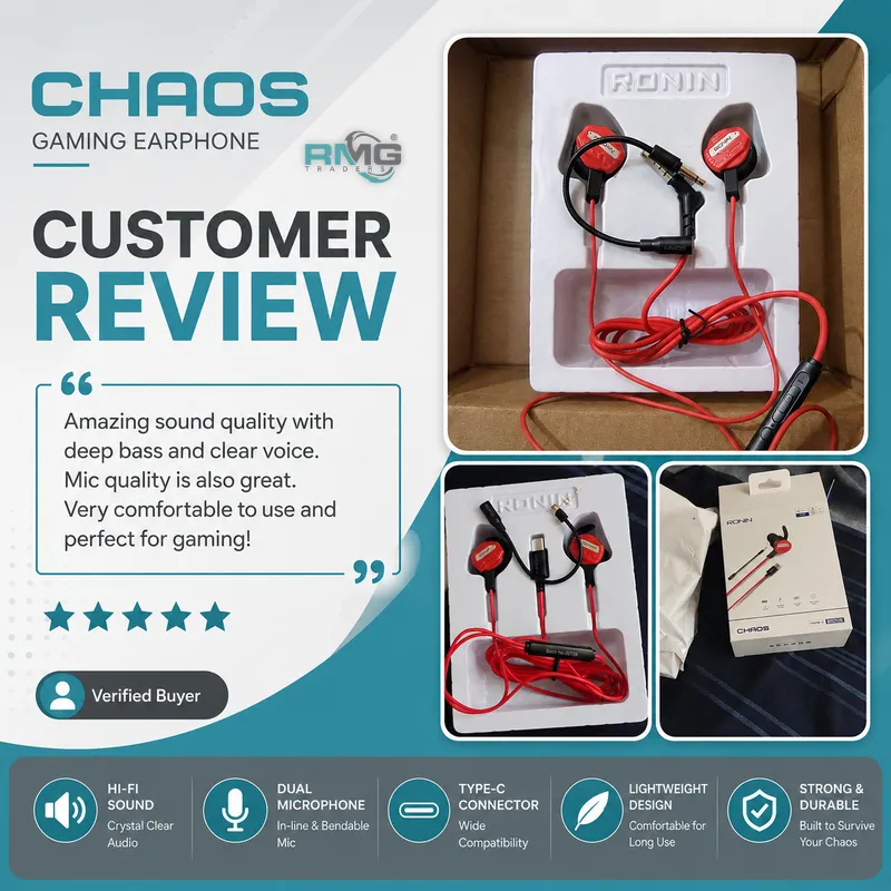 Customers Review Ronnin R-007 Gamerz Chaos gaming handsfree