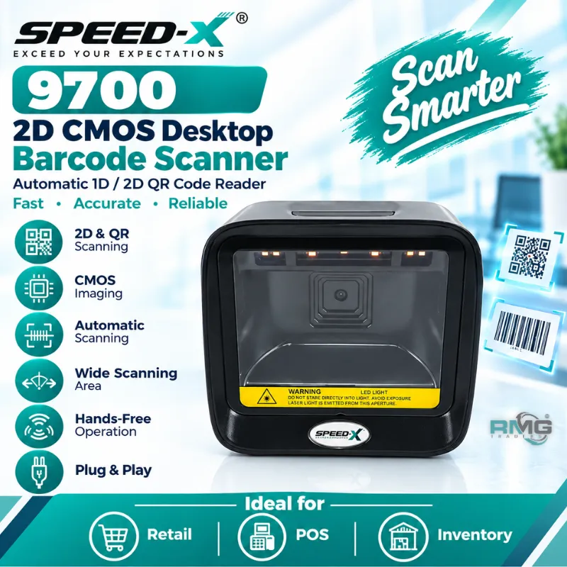 Speed-X 9700 CMOS barcode scanner for POS