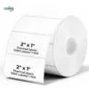 2 x 1 inch 50.8 x 25.4mm rectangle thermal labels