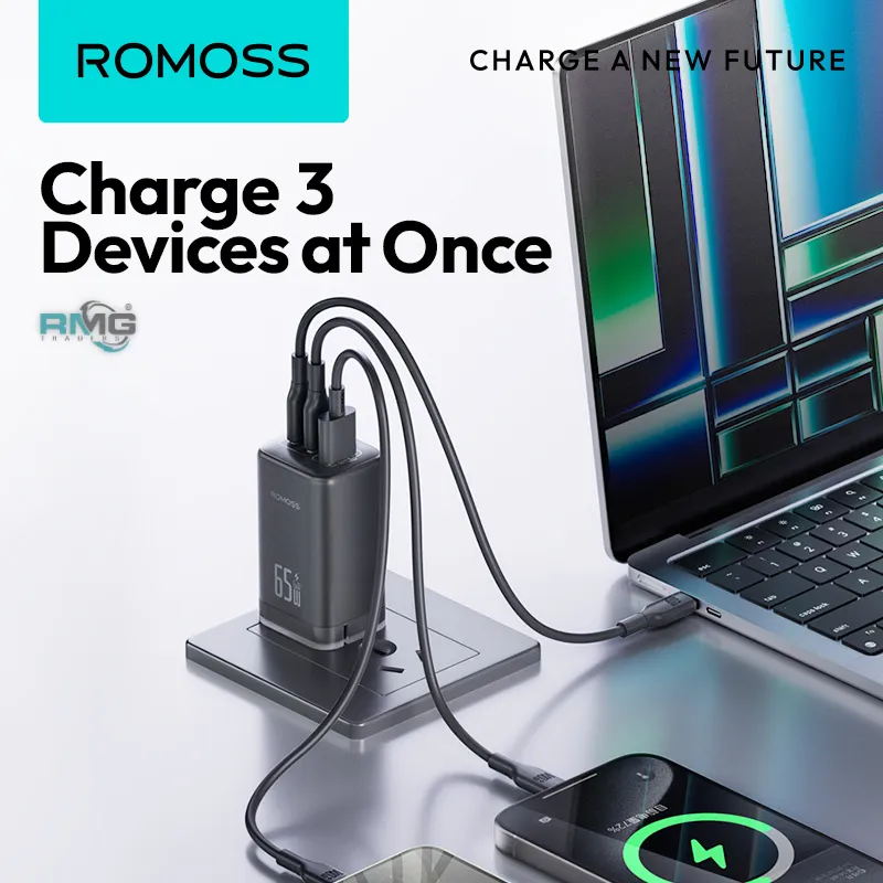 Romoss 65W GaN USB-C laptop charger