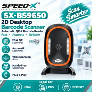 Speed-X SX-BS9650 2D Desktop Barcode Scanner