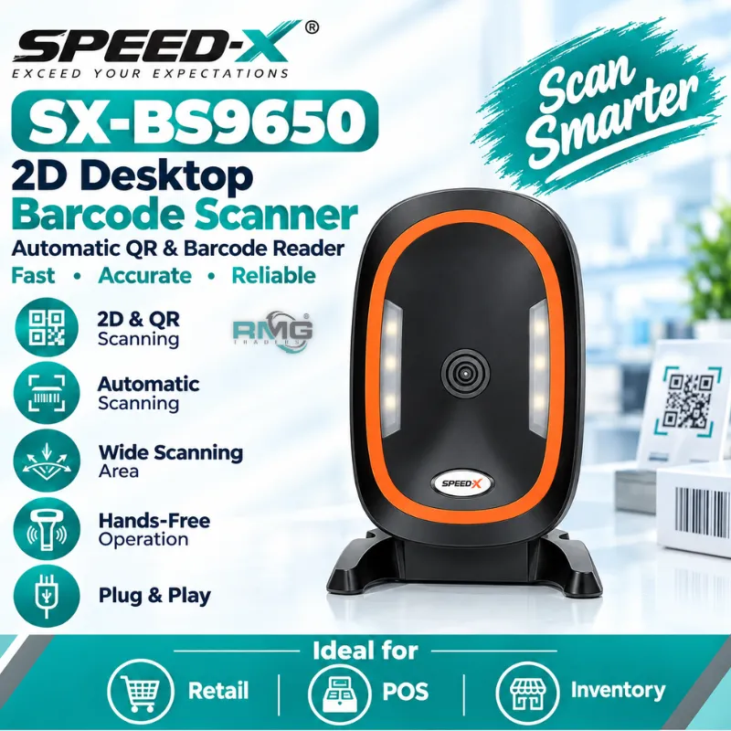 Speed-X SX-BS9650 2D Desktop Barcode Scanner