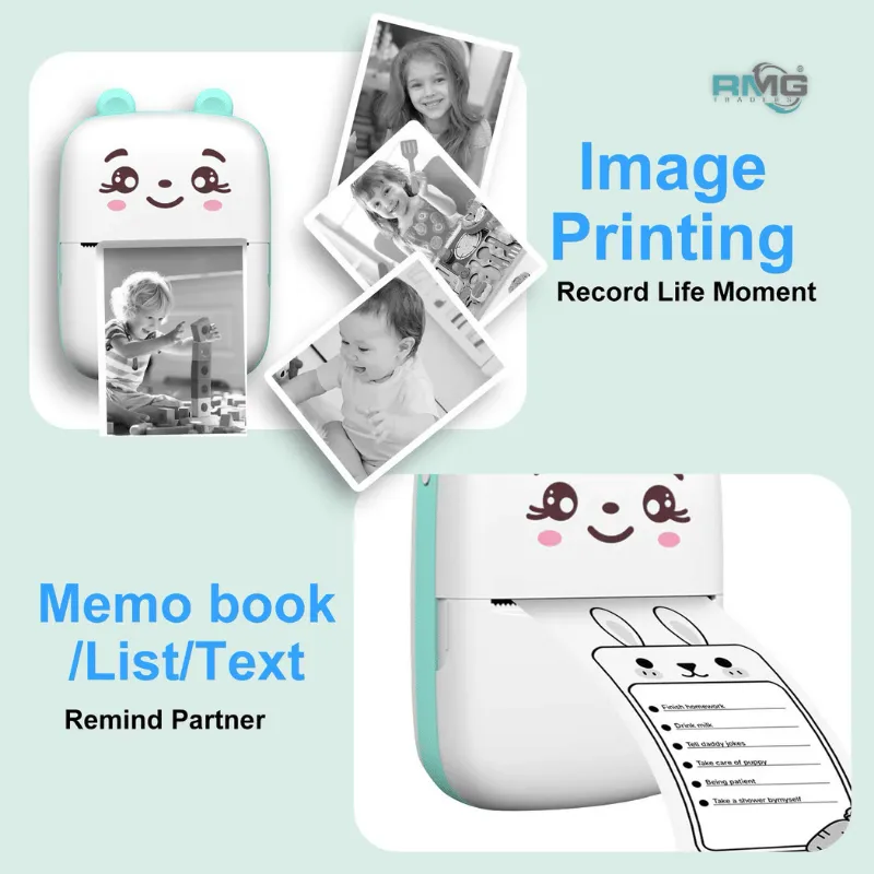 Mini wireless thermal printer for school homework