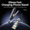 Foldable phone holder fast charging cable