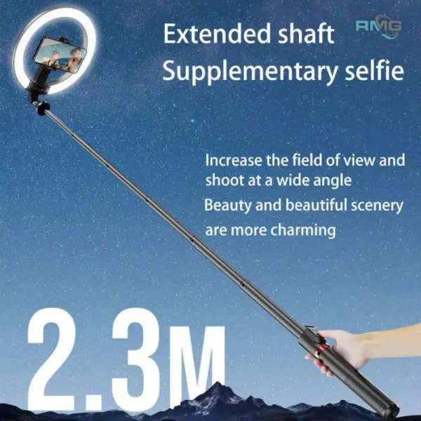 P220Q P225Q live streaming phone tripod with ring light