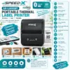 Speed-X SP-L605BT wireless thermal printer