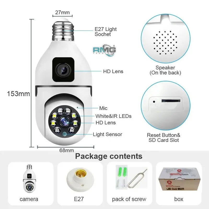 Speed-X SP-E28-2 1080P WiFi security camera