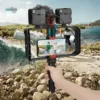 Smartphone vlogging video cage with handles