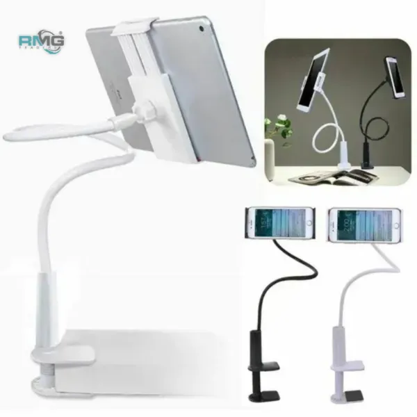 Adjustable flexible iPad and tablet holder