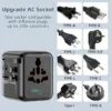 25W PD travel charger with USB-C and USB-A ports